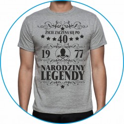 życie zaczyna się po 30,40,50... NARODZINY LEGENDY