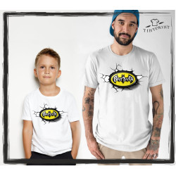 zestaw koszulek tata i syn batman batatata batsyn