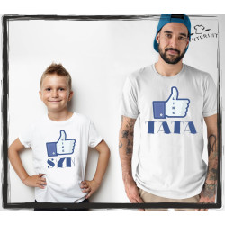 Zestaw koszulek „Like Tata – Like Syn”