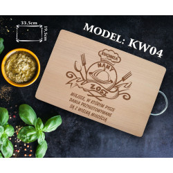 deska z grawerem Kuchnia mamy miejsce w kt?rym pyszne dania ...