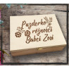 GRAWEROWANE PUDE?KO Z HERABATAMI NA DZIE? BABCI I DZIADKA PUZDERKO RӯNO?CI BABCI (IMI?)