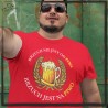 BRZUCH NIE JEST OD PIWA... T-SHIRT Z NADRUKIEM