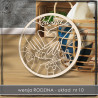 Obręcz rodzinna- ręce 10, koło, baza do łapacza