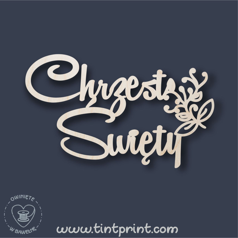 Napis Chrzest 4 Napis Chrzest 4