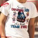 Super drużyna TATY 3 + imiona imiona dzieci/dziecka koszulka dla taty