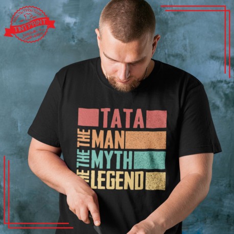 TATA TE MAN THE MYTH... koszulka dla taty