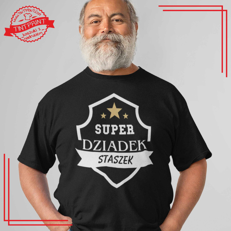 "Super Dziadek" ? Koszulka z Twoim imieniem!
Wyj?tkowy prezent na Dzie? Dziadka. "Super Dziadek" ? Koszulka z Twoim imieniem!
Wyj?tkowy prezent na Dzie? Dziadka.