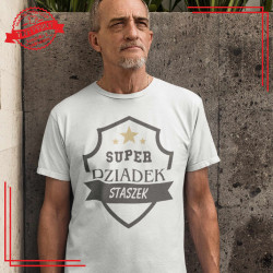 Podaruj rado?? na Dzie? Dziadka!
Koszulka "Super Dziadek" z imieniem.