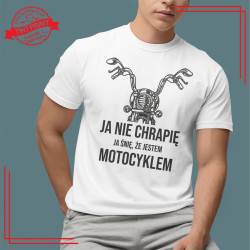koszulka dla motocyklisty, śmieszna koszulka, jazda na motocyklu
