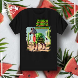 Koszulka Italian Brainrot "Zibra Zubra Zibralini"