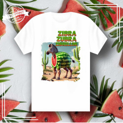 Koszulka Italian Brainrot "Zibra Zubra Zibralini"