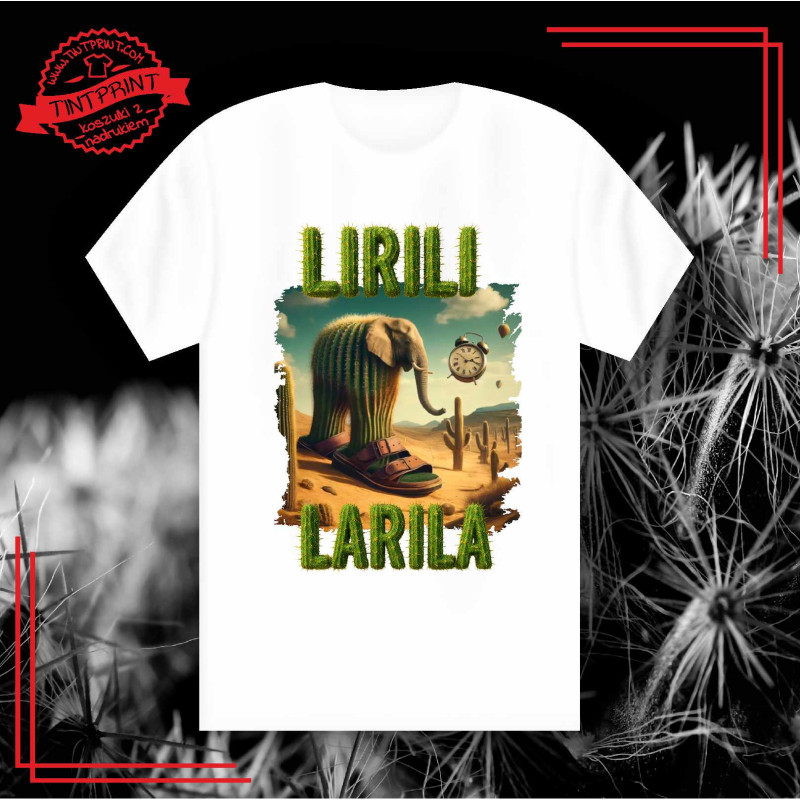 Koszulka Italian Brainrot "Lirilì Larilà"