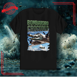 Koszulka Italian Brainrot "Bombardiro Crocodilo"