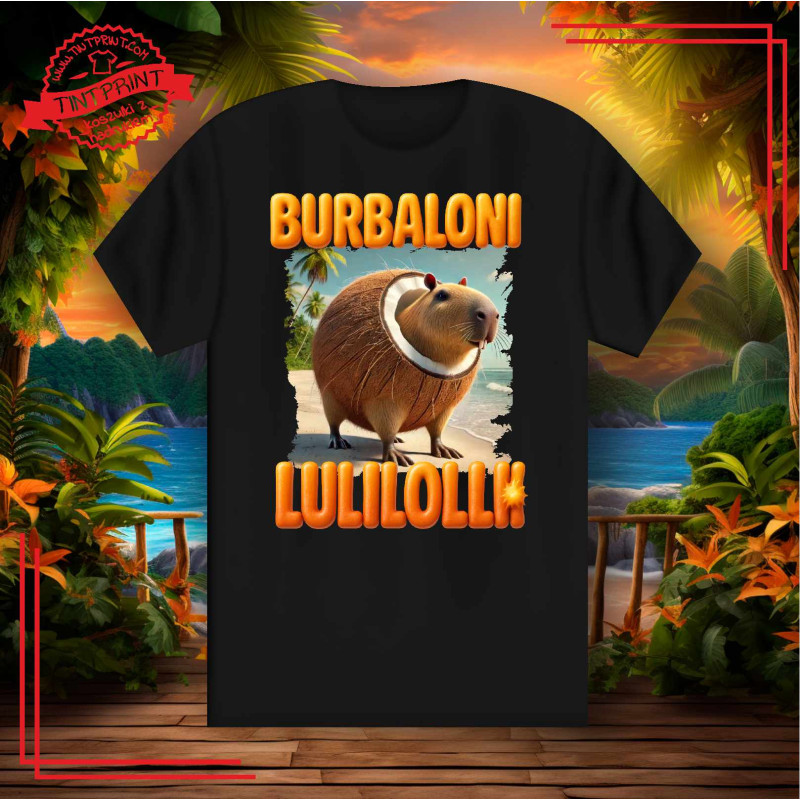 Koszulka Italian Brainrot "Burbaloni Lulilolli"