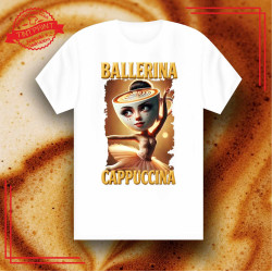 Koszulka Italian Brainrot "Ballerina Cappucina"