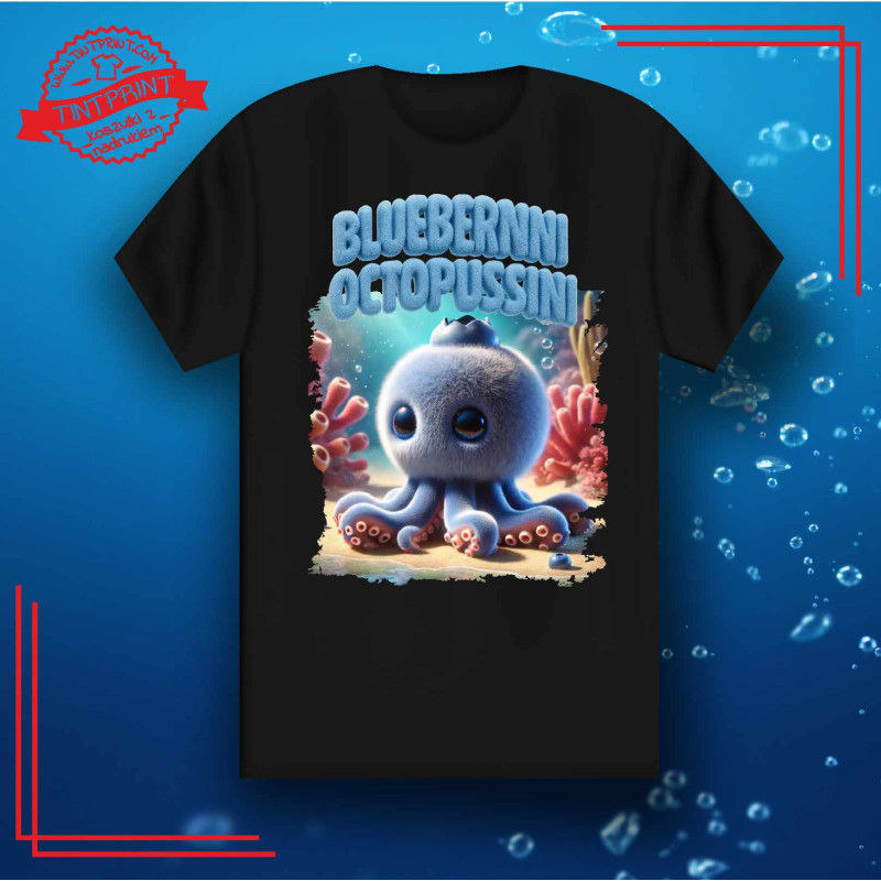 Koszulka Italian Brainrot "Blueberrinni Octopussini"
