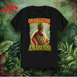 Koszulka Italian Brainrot "Orangutini Ananasini"