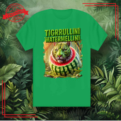 Koszulka Italian Brainrot "Tigrrullini Watermellini"
