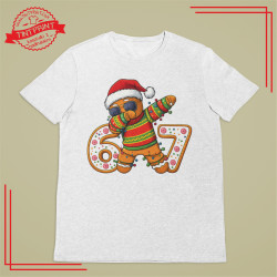 Koszulka świąteczna 67 z piernikiem – zabawny nadruk