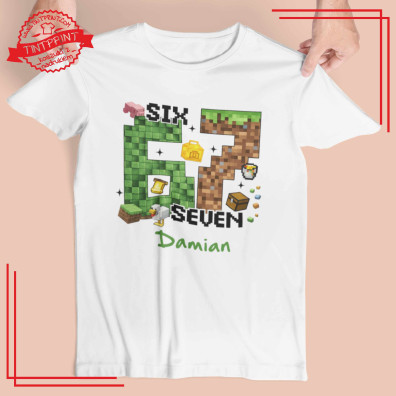 Koszulka Six Seven 67 personalizowana – premium, nadruk DTF