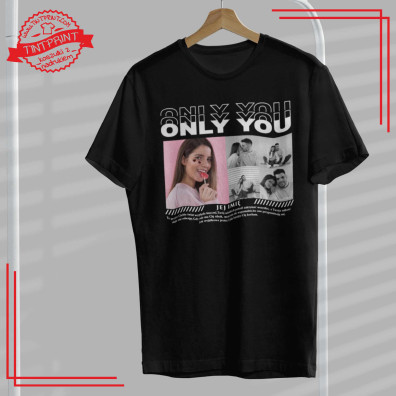 Koszulka z 5 zdjęciami i imieniem – personalizowana Only You