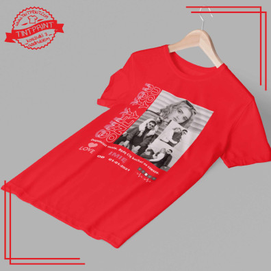 Koszulka I ❤️ Tekst – personalizowana koszulka z nadrukiem