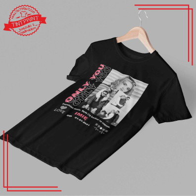 Koszulka I ❤️ Tekst – personalizowana koszulka z nadrukiem