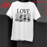 Koszulka LOVE z 4 zdjęciami – personalizowana kolaż foto