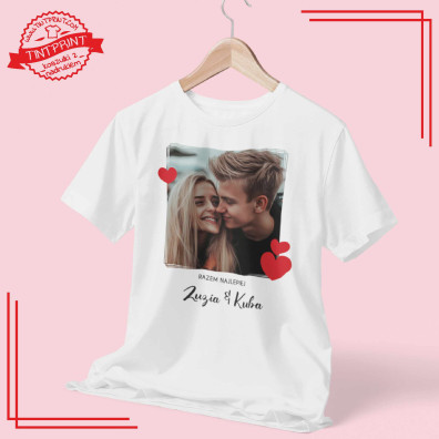 Koszulka I ❤️ Tekst – personalizowana koszulka z nadrukiem