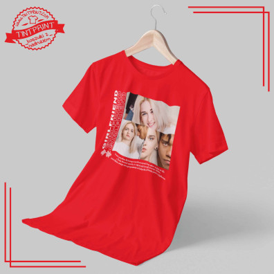 Koszulka I ❤️ Tekst – personalizowana koszulka z nadrukiem