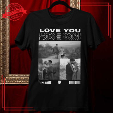 Koszulka z nadrukiem ze zdjęciami – 3 zdjęcia personalizowana