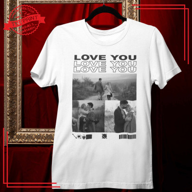 Koszulka I ❤️ Tekst – personalizowana koszulka z nadrukiem