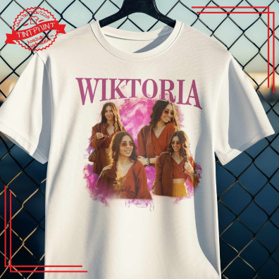 Koszulka z nadrukiem ze zdjęciami i napisem personalizowana