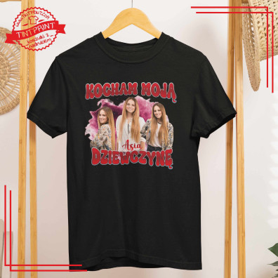 Koszulka z nadrukiem ze zdjęciami i imieniem – prezent personalizowany