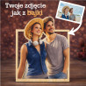 Ramka ze zdjęcia personalizowana – bajkowa, drewniana 6 mm