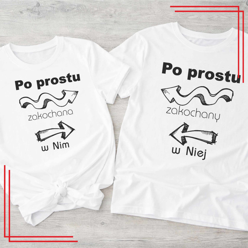 Po prostu zakochani – zestaw koszulek dla par