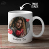 Kubek personalizowany ze zdjęciem Kocham Cię prezent dla niej