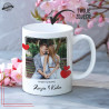 Kubek ze zdjęciem i imionami personalizowany prezent dla par