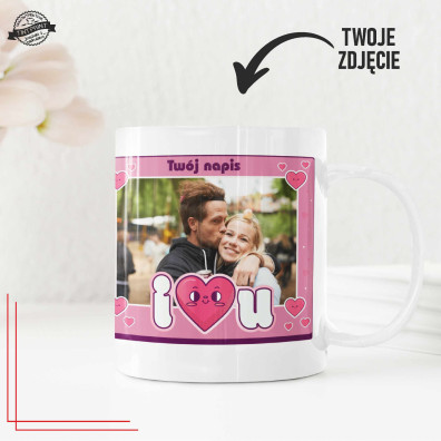 Kubek z imieniem śmieszny prezent dla par personalizowany