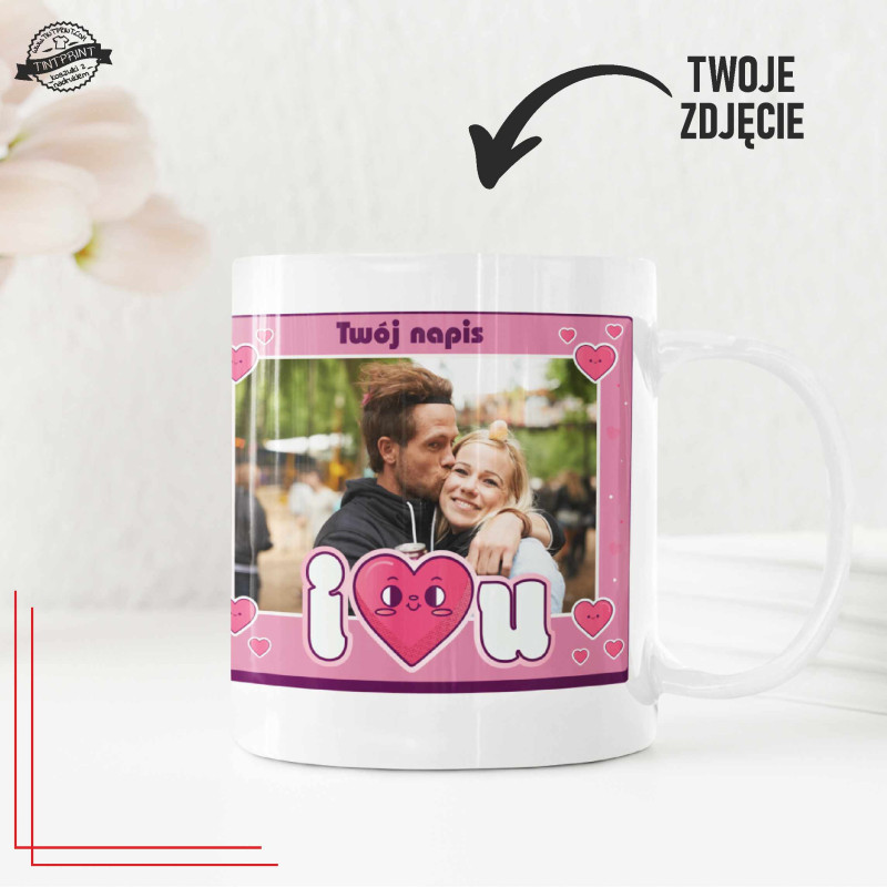 Kubek z imieniem śmieszny prezent dla par personalizowany