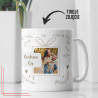 Kubek ze zdjęciem Kocham Cię  personalizowany prezent dla par
