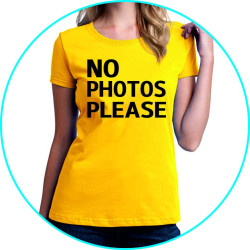 no photo please