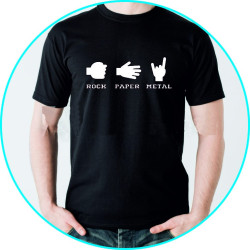 rock paper metal